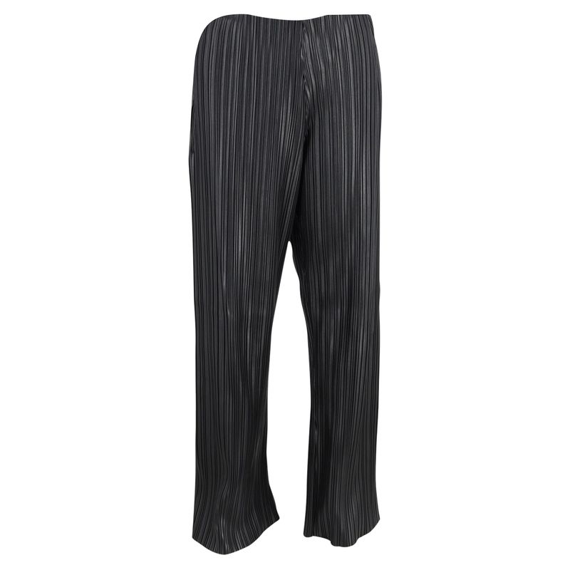 Nanushka Char Pleated Trousers In Black Vegan Leather